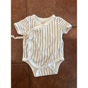 Pehr Kimono Style Wrap Baby One Piece Gender Neutral Boy Girl Sz 0-3 months